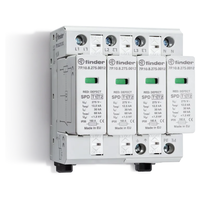Ogranicznik przepięć B+C Typ 1+2 12,5/30kA 1,2kV 230V AC, 4xwarystor (L,N-PE) 7P.15.8.275.1012 - Finder