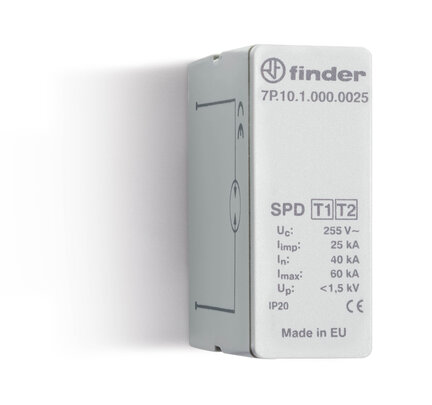 Wymienny moduł iskiernika 255V AC 7P.10.1.000.0025 - Finder