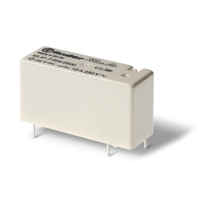 Przekaźnik miniaturowy 1P 10A 9V DC, styk AgCdO 43.41.7.009.2000 - Finder