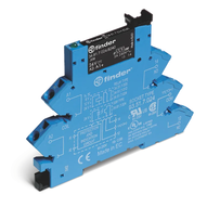Przekaźnikowy moduł sprzęgający 6,2mm, SSR wyj. 2A / 24V DC zasil. 60V DC, zaciski sprężynowe 38.91.7.060.9024 - Finder