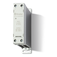 Modułowy przekaźnik SSR na szynę DIN 1Z 30A 60-240V AC załączanie w zerze, sterowanie 230V AC 77.31.8.230.8050 - Finder