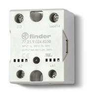 Przekaźnik SSR 25A, załączanie w zerze 240V AC, ster. 24V DC 77.25.9.024.8250 - Finder