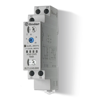 Przekaźnik czasowy 1Z 1A 24-240V AC/DC 0,1s-24h wielofunkcyjny AI, DI, SW, BE, CE, DE - Finder
