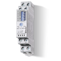 Przekaźnik czasowy 1P 16A 12-230V AC/DC 0,1s-10h wielofunkcyjny AI, DI, SW, SP, BE, DE, Eeb 81.01.0.230.0000T - Finder