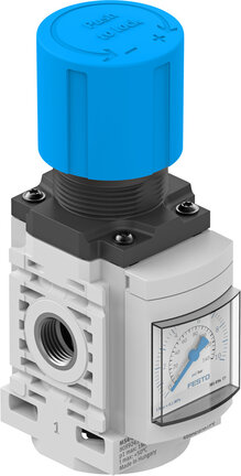 Regulator ciśnienia MS4-LR-1/4-D6-AG-BAR-F1A-B (8175241) serii MS4 - Festo