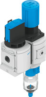 Zespół przygotowania powietrza MS6-EM1FR-1/2-D6-C-P-M-A8-WPE-B (8130912) serii MS6 - Festo