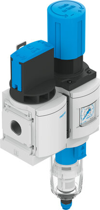Zespół przygotowania powietrza MS6-EM1FR-1/2-D6-C-P-VC-AG-BAR-WPE-B (8098370) serii MS6 - Festo
