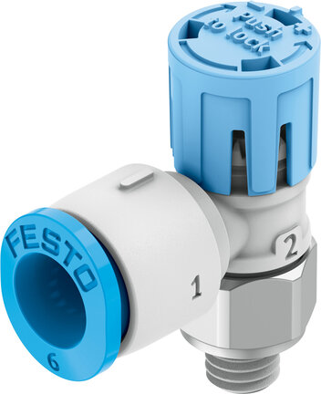 Zawór dławiąco-zwrotny VFOE-LS-T-M5-Q6-F1A (8157629) serii VFOE - Festo