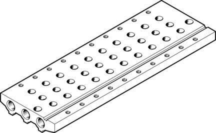 Listwa przyłączeniowa VABM-L1-10AS-M5-10 (566530) serii VABM - Festo