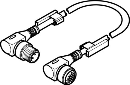 Kabel połączeniowy NEBU-M12W5-K-2-M12W5 serii NEBU - Festo