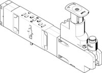 Płyta regulatora VABF-S3-2-R2C2-C-10 (543534) serii VABF - Festo
