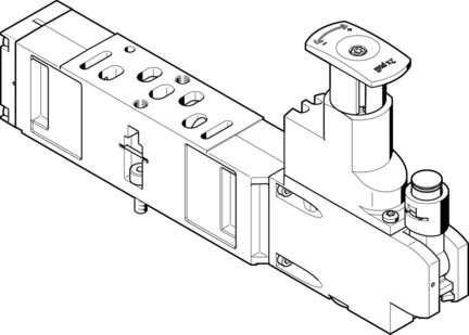 Płyta regulatora VABF-S3-1-R1C2-C-6 (543525) serii VABF - Festo