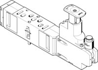 Płyta regulatora VABF-S3-1-R1C2-C-10 (543527) serii VABF - Festo