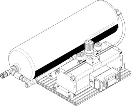 Wzmacniacz ciśnienia DPA-100-10-CRVZS20 (552936) - Festo