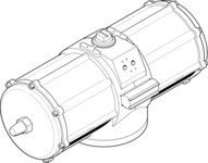 Napęd wahadłowy DAPS-5760-090-R-F25 (549672) serii DAPS - Festo