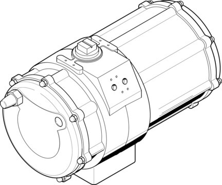 Napęd wahadłowy DAPS-2880-090-R-F16 (549670) serii DAPS - Festo