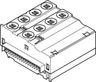 Moduł łączący, elektryczny VMPAL-EVAP-10-1-4 (560967) - Festo