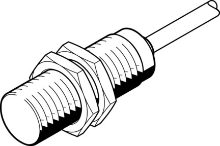 Czujnik zbliżeniowy SIEF-M18B-PS-K-L (553546) serii SIEF - Festo
