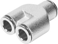 Trójnik wtykowy Y NPQM-Y-Q6-Q4-P10 (558803) serii NPQM - Festo