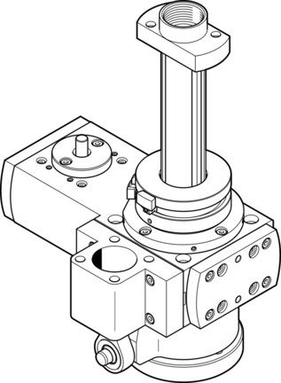 Moduł obrotowo-podnoszący EHMB-25-100 (1095933) serii EHMB - Festo