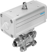 Jednostka zaworu kulowego z napędem VZBA-2"-WW-63-T-22-F0507-V4V4T-PP60-R-90-C (1810737) - Festo