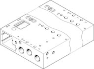 Listwa przyłączeniowa VABM-L1-14G-G14-24-GR (573499) serii VABM - Festo