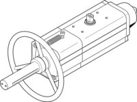 Napęd wahadłowy DAPS-0053-090-RS4-F0507-MW (8005029) serii DAPS - Festo