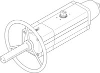 Napęd wahadłowy DAPS-0360-090-RS4-F1012-MW (8005049) serii DAPS - Festo