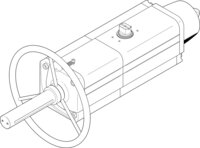 Napęd wahadłowy DAPS-0480-090-RS3-F1012-MW (8005054) serii DAPS - Festo