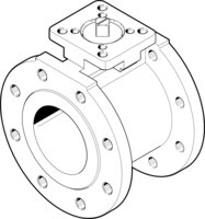 Zawór kulowy VZBC-80-FF-16-22-F07-V4V4T (1692208) serii VZBC - Festo