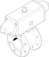 Jednostka zaworu kulowego z napędem VZBC-80-FF-16-22-F07-V4V4T-PS180-R-90-4-C serii VZBC - Festo