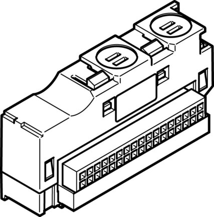 Moduł łączący, elektryczny VMPAL-EVAP-14-2 (560964) serii VMPAL - Festo