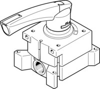 Zawór z dźwignią ręczną VHER-P-H-B43U-M5 (3410683) serii VHER - Festo