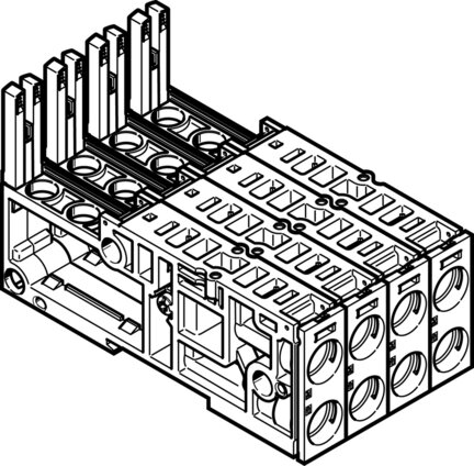 Płyta przyłączeniowa VMPAL-AP-4X14 (560983) serii VMPAL - Festo
