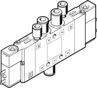 Elektrozawór CPE10-M1BH-5JS-QS-4 (196879) serii CPE10 - Festo