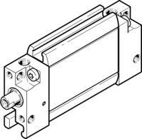 Siłownik płaski dwustronnego działania DZF-12-10-P-A (164003) serii DZF - Festo