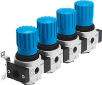 Blok regulatorów ciśnienia LRB-1/4-D-O-K4-MINI (528986) serii LRB - Festo
