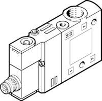 Elektrozawór CPE14-M1CH-3GLS-1/8 (550248) serii CPE14 - Festo