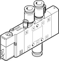 Elektrozawór CPE14-M1BH-5LS-QS-8 (196914) serii CPE14 - Festo