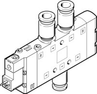 Elektrozawór CPE24-M2H-5L-QS-12 (163826) serii CPE24 - Festo