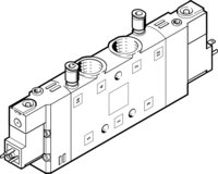 Elektrozawór CPE24-M1H-5JS-3/8 (163171) serii CPE24 - Festo