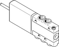 Elektrozawór MHE2-MS1H-5/2-M7-K (525115) serii MHE2 - Festo