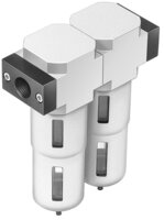 Zespół filtrów dokładnych LFMBA-1/4-D-MINI (162659) serii LFMBA - Festo