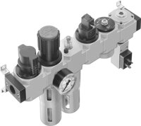 Zespół przygotowania powietrza FRC-3/8-D-MIDI-KF-A serii FRC - Festo