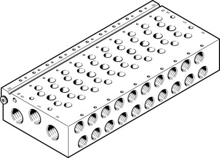 Listwa przyłączeniowa VABM-L1-18W-G38-2 (574467) serii VABM - Festo