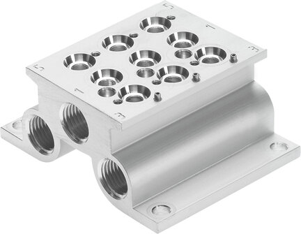 Blok przyłączeniowy CPE18-PRS-3/8-3 (543840) serii CPE18 - Festo
