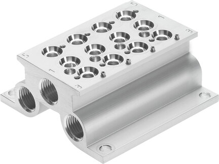 Blok przyłączeniowy CPE14-PRS-3/8-4 (543832) serii CPE14 - Festo