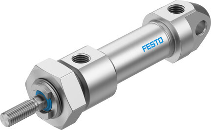 Siłownik okrągły ISO 6432 ze stali szlachetnej CRDSNU-20-20-P-A (8152559) serii CRDSNU - Festo