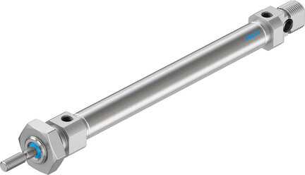Siłownik okrągły ISO 6432 dwustronnego działania DSNU-10-80-P-A (19187) serii DSNU - Festo