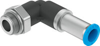 Złącze wtykowe-L z odcięciem wypływu QSKL-G1/4-8 (186308) serii QSKL - Festo